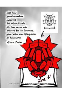 nätt band gratulationskort målarbok kul underhållande för barn vuxna alla använda för att dekorera, gåva, eller som Gipsplatta av konstnären Grace Divine