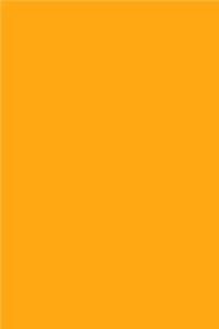 Journal Dark Tangerine Color Simple Plain Tangerine