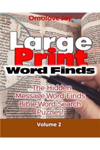 Large Print Word-Finds