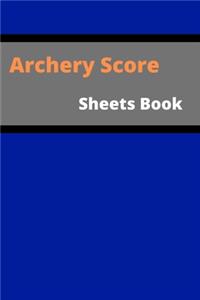 Archery Score Sheets Book