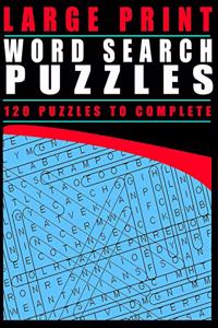 Large Print Word Search Puzzles