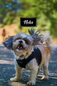 Shih Tzu Dog Pup Puppy Doggie Notebook Bullet Journal Diary Composition Book Notepad - Pointed Teeth
