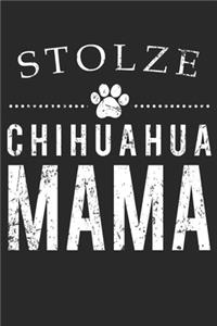 Chihuahua Mama: Notizbuch/Tagebuch/Aufgabenheft/120 Seiten/Karierte Seiten,6x9 Zoll