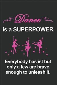 Dancing Ballet Notebook