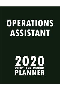 Operations Assistant 2020 Weekly and Monthly Planner