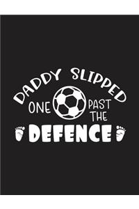 Daddy slipped one past the deffence