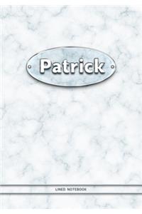 Patrick - Lined Notebook
