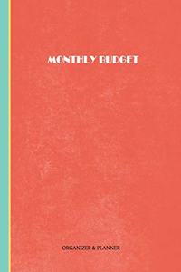 Monthly Budget Organizer & Planner