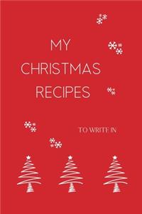 Christmas Recipe Notebook