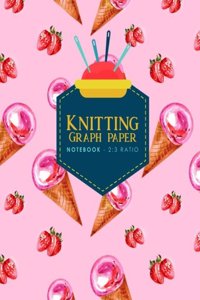 Knitting Graph Paper Notebook - 2