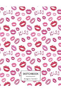 Kiss sketchbook magic lover