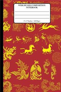 Wide Ruled Composition Notebook 6