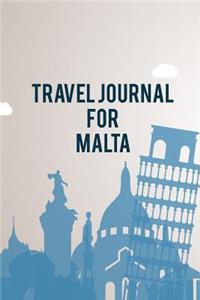 Travel Journal For Malta