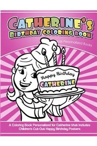 Catherine's Birthday Coloring Book Kids Personalized Books