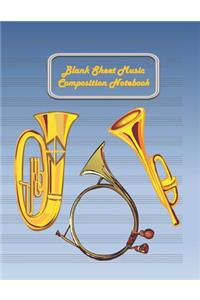 Blank Sheet Music Composition Notebook