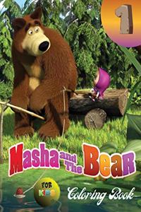 Masha And The Bear 1 Coloring Book For Kids