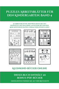 Kleinkind-Bücher online (Puzzles Arbeitsblätter für den Kindergarten