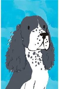 Bullet Journal for Dog Lovers Spaniel: 162 Numbered Pages with 150 Graph Style Grid Pages, 6 Index Pages and 2 Key Pages in Easy to Carry 5.5 X 8.5 Size.