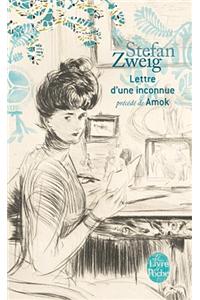 Lettre D Une Inconnue Suivi D Amok - Coffret