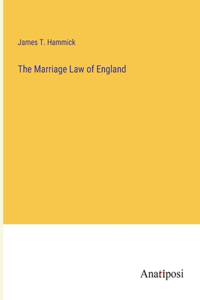 Marriage Law of England