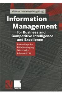 Information Management for Business and Competitive Intelligence and Excellence