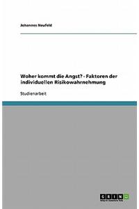 Woher kommt die Angst? - Faktoren der individuellen Risikowahrnehmung