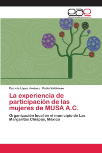 La experiencia de participación de las mujeres de MUSA A.C.