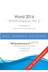 Word 2016 - Einführungskurs Teil 2