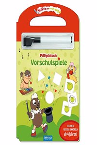 Trotsch Unser kleines Sandmannchen Schreib und wisch weg Vorschulspiele Pittiplatsch Pappenbuch
