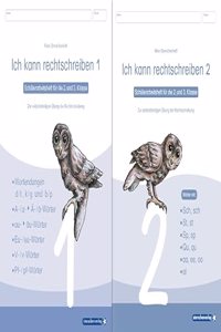 Ich kann rechtschreiben 1 und Â»Ich kann rechtschreiben 2 als Kombi, Schuler-Arbeitshefte fur die 2. und 3. Klasse: zwei Schulerarbeitshefte im Set