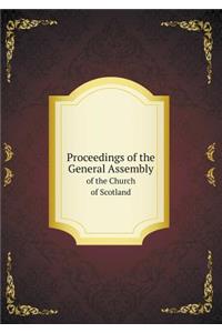 Proceedings of the General Assembly of the Church of Scotland