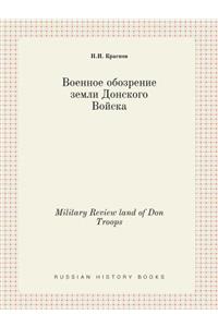 Military Review land of Don Troops