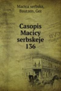 Casopis Macicy serbskeje