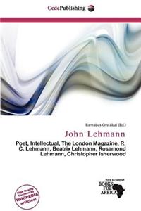John Lehmann