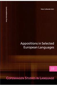 Appositions in Selected European Languages, 33