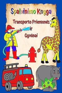Spalvinimo Knyga Transporto Priemones ir Gyvunai