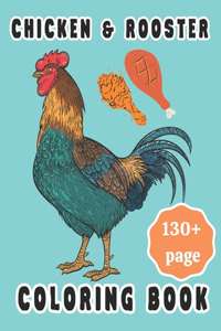 CHICKEN & ROOSTER coloring book