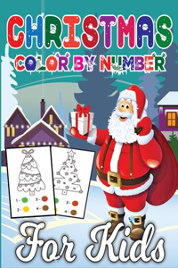 Christmas Color By Number For Kids