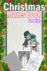 Christmas Mazes book for kids
