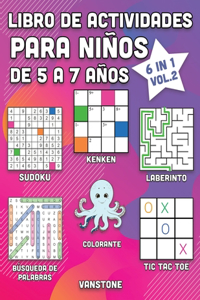 Libro de actividades para niños de 5 a 7 años