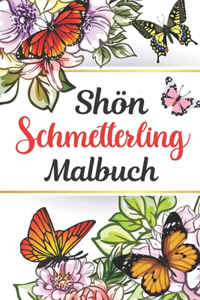 Shön Schmetterling Malbuch