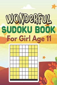 Wonderful Sudoku Book For Girl Age 11