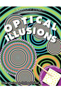 Scratch & Stencil: Optical Illusions