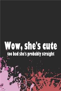 Wow, She's Cute Too Bad She's Probably Straight