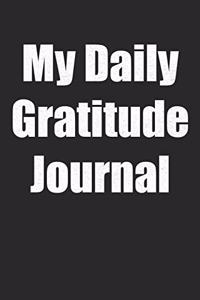 My Daily Gratitude Journal