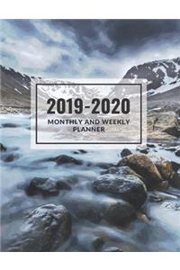 Monthly and Weekly Planner 2019-2020