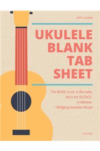 Ukulele Blank Tab Sheet