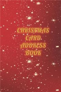 Christmas Card Address Book
