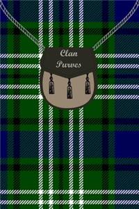 Clan Purves Tartan Journal/Notebook