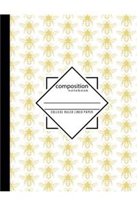 Composition Notebook College Ruled Lined Paper